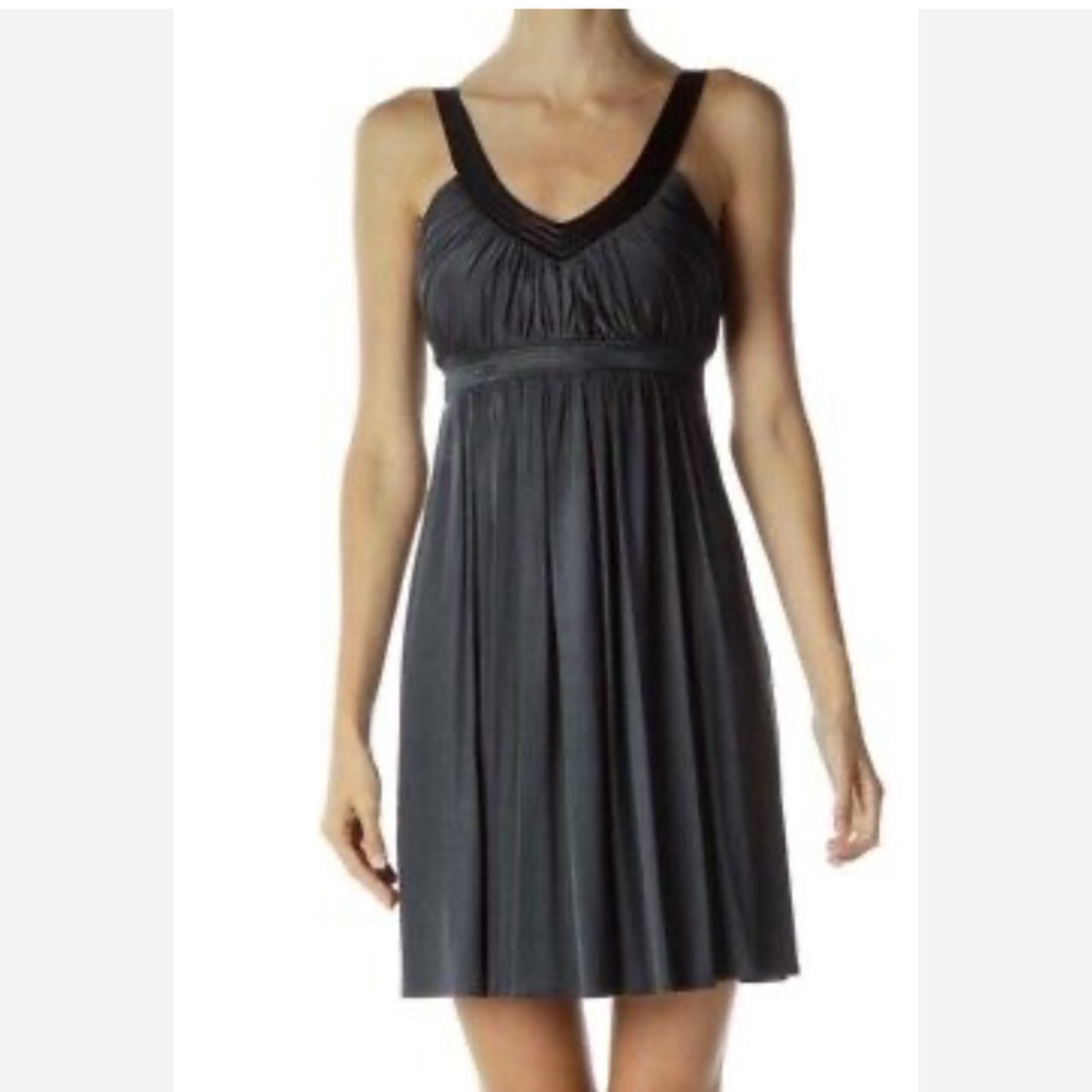 BCBGMaxAzria Woman’s Deep Purple Sleeveless Midi Dress. Size 2.